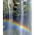 thumbnail image 2 of Talbot Frank, Christopher 12x14 Black Ornate Wood Framed with Double Matting Museum Art Print Titled - WA, Mount Rainer NP Rainbow at a waterfall, 2 of 4