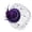 Purple, variant on HXWCHs Fascinator Hat Women Pearl Veil Feather Fascinators Hair Clip Tea Party Pillbox Hat Fascinator for Wedding