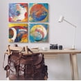 thumbnail image 2 of Stupell Industries Collaged Urban Sports Balls Graphic Art Gallery Wrapped Canvas Print Wall Art, Set of 4, Design by Savannah Miler, 2 of 6