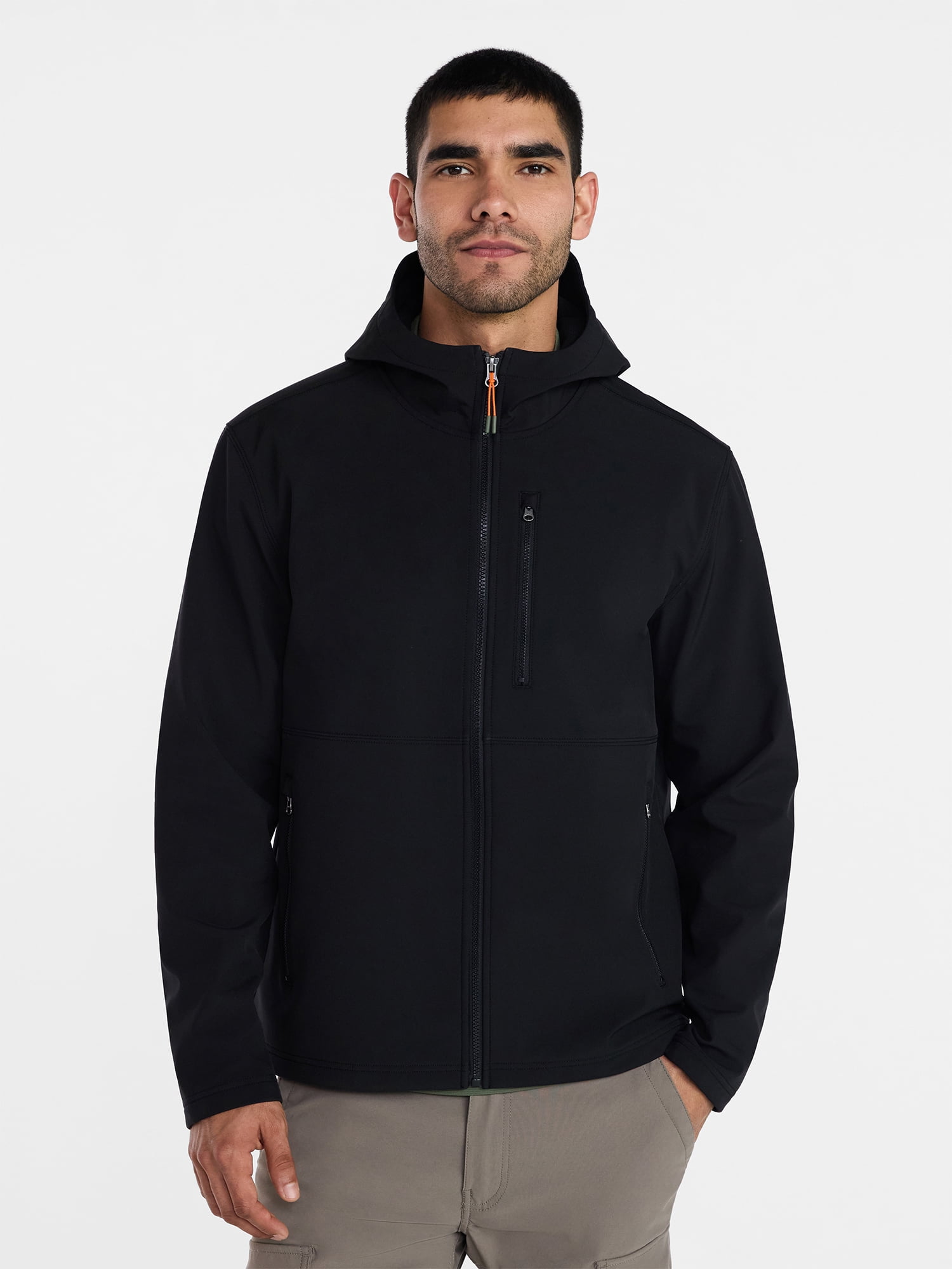 Ozark Trail Men's & Big Men's Softshell Jacket with Hood, Sizes S-3XL