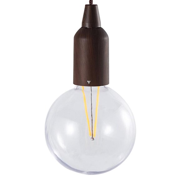 QualitChoice Cordon de Serrage Ampoule Suspendue pour Tente Lampe de Camping à Piles Noir 10x20,5 cm 1 Ensemble