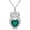 Style 2, variant on 925 Sterling Silver Owl Necklace for Women, Lab-Grown Emerald/Malachite Pendant Necklace, Jewelry Gift for Mom Mother Wife on Birthday/Anniversary/Christmas