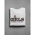 thumbnail image 3 of Girls Property Of No One . Sweatshirt Women -Image by Shutterstock, Female 4X-Large, 3 of 4