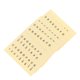thumbnail image 2 of 6pcs Etiquetas engomadas de instrumentos thumb Pegatinas de escala de piano Pegatinas de papel para Starter (Amarillo), 2 of 6