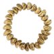 thumbnail image 1 of Pulsera Bodhizi semicircular con forma de vena dorada y plateada, 1 of 2