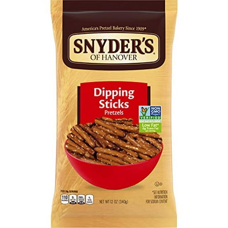 Snyder s of Hanover Pretzels Dipping Sticks 12 Ounce Bag (Pack of 12)