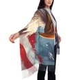 thumbnail image 4 of Xecao Bald Eagle Pilot Pattern Womens Winter Scarf Fall Scarf Oversized Large Scarf for Women Warm Shawl Wrap, 4 of 8