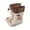 Beige-C, variant on ibiyuan Kids Rain Boots Boys Waterproof Flexible Cartoon Rubber Baby Rain Shoes Adjustable Drawstring Non- Sole Shoes for Toddler/little Kid/big Kid Easy-On Handles,10-10.5 Years