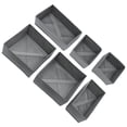 thumbnail image 3 of Shisuyan Storage Organiser Box Rectangular Drawer Organizer Grey 6Pcs 11.0x11.0x4.7in, 3 of 8