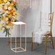 thumbnail image 1 of Soporte de flores para boda, estante de exhibición floral, centros de mesa de boda, de jarrón, soporte de centro de mesa geométrico, para escenario en T, sala de estar 60cmx25cmx25cm, 1 of 8