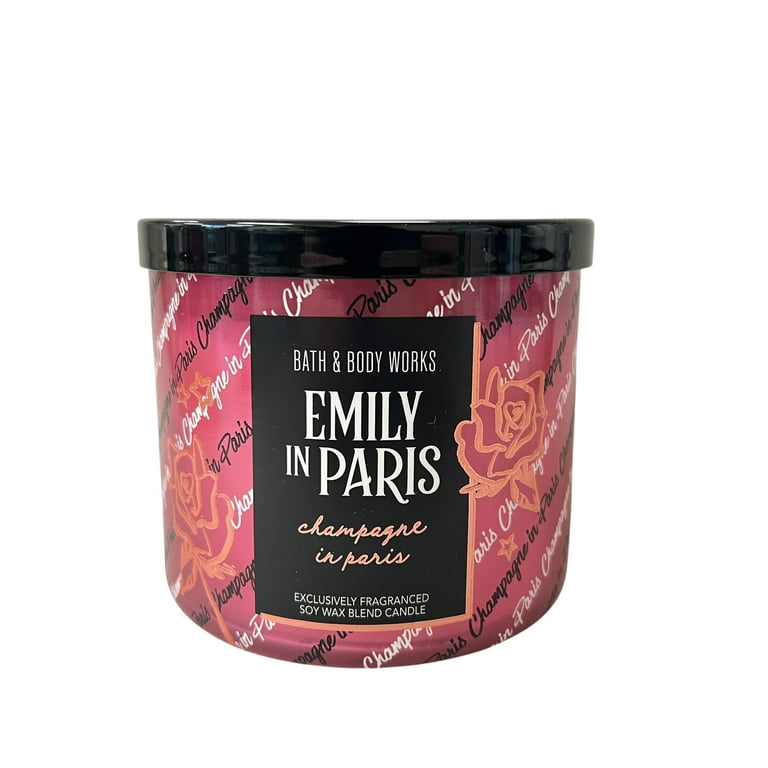 Bath & Body Works Emily In Paris Champagne In Paris 3 Wick Candle