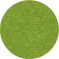 thumbnail image 1 of Ahgly Company Machine Washable Indoor Square Transitional Green Area Rugs, 3' Square, 1 of 7
