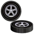 thumbnail image 2 of Vajilla Desechable Temática Carreras Vajilla 24 Platos con Forma de Rueda de Coche para Fiestas de C, 2 of 8