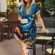 thumbnail image 3 of Balery Whimsical Underwater Fantasy Vestidos sueltos de manga corta para mujer, vestidos de verano 2025, vestidos casuales de corte A con vuelo., 3 of 6
