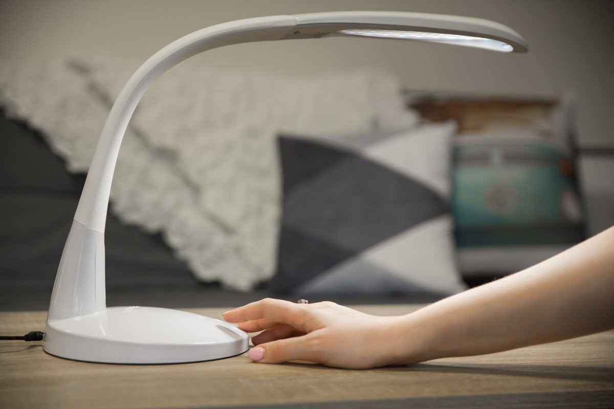 Stella Two Premium 11W LED Sunlight Desk Task Lamp - White