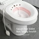thumbnail image 2 of Matsuzay Bidet plegable Bañeras profesionales Masaje Sit Bath Baño portátil Inodoro medicado Bañera de descarga para ancianos embarazadas Juegos de accesorios de baño Blanco Gris, 2 of 6