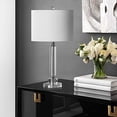 thumbnail image 5 of SAFAVIEH Lighting Collection Deco Modern Crystal Column 25-inch Bedroom Living Room Home Office Desk Nightstand Table Lamp Set of 2 (LED Bulbs Included), 5 of 5