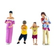 thumbnail image 1 of Figuras de diorama a escala 1:64, figuras de personas, juego de fotos realistas de jardín de hadas Conjunto para cuatro personas, 1 of 9
