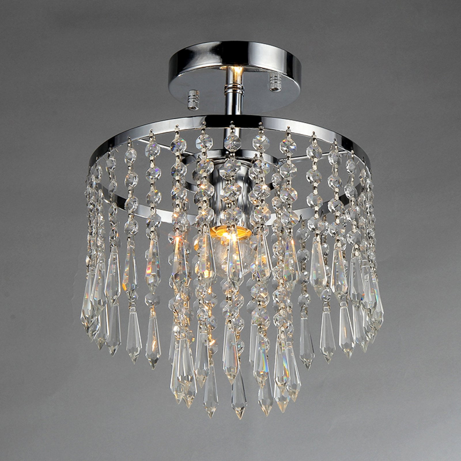 Seek 1 Light Chrome Tiered Crystal Chandelier Walmart Com Walmart Com Seek 1 Light Chrome Tiered Crystal Chandelier Walmart Com Walmart Com