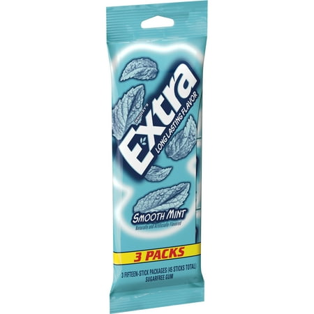 Extra Smooth Mint Sugar Free Gum Multipack - 3ct