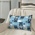thumbnail image 5 of Sikiie Airplanes and Aviation Signs Print Plush Pillow Cover, Wrinkle-proof and Stain-resistant Pillow Protector without Pillow Core, Home Decoration-14"x20", 5 of 6