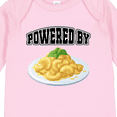 thumbnail image 4 of Inktastic Powered by Macaroni and Cheese Boys or Girls Long Sleeve Baby Bodysuit, 4 of 5