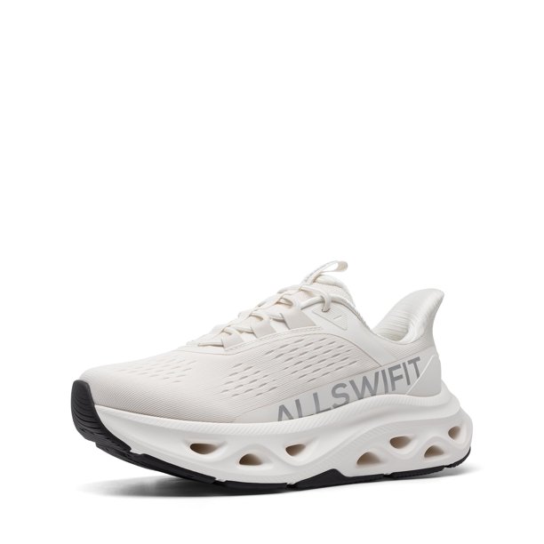 Zapatillas Slip-On para Mujer ALLSWIFIT para Correr Antideslizantes Blancas
