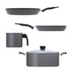 thumbnail image 2 of Batería de Cocina T-Fal Elemental Stone 5 Piezas Gris, 2 of 4