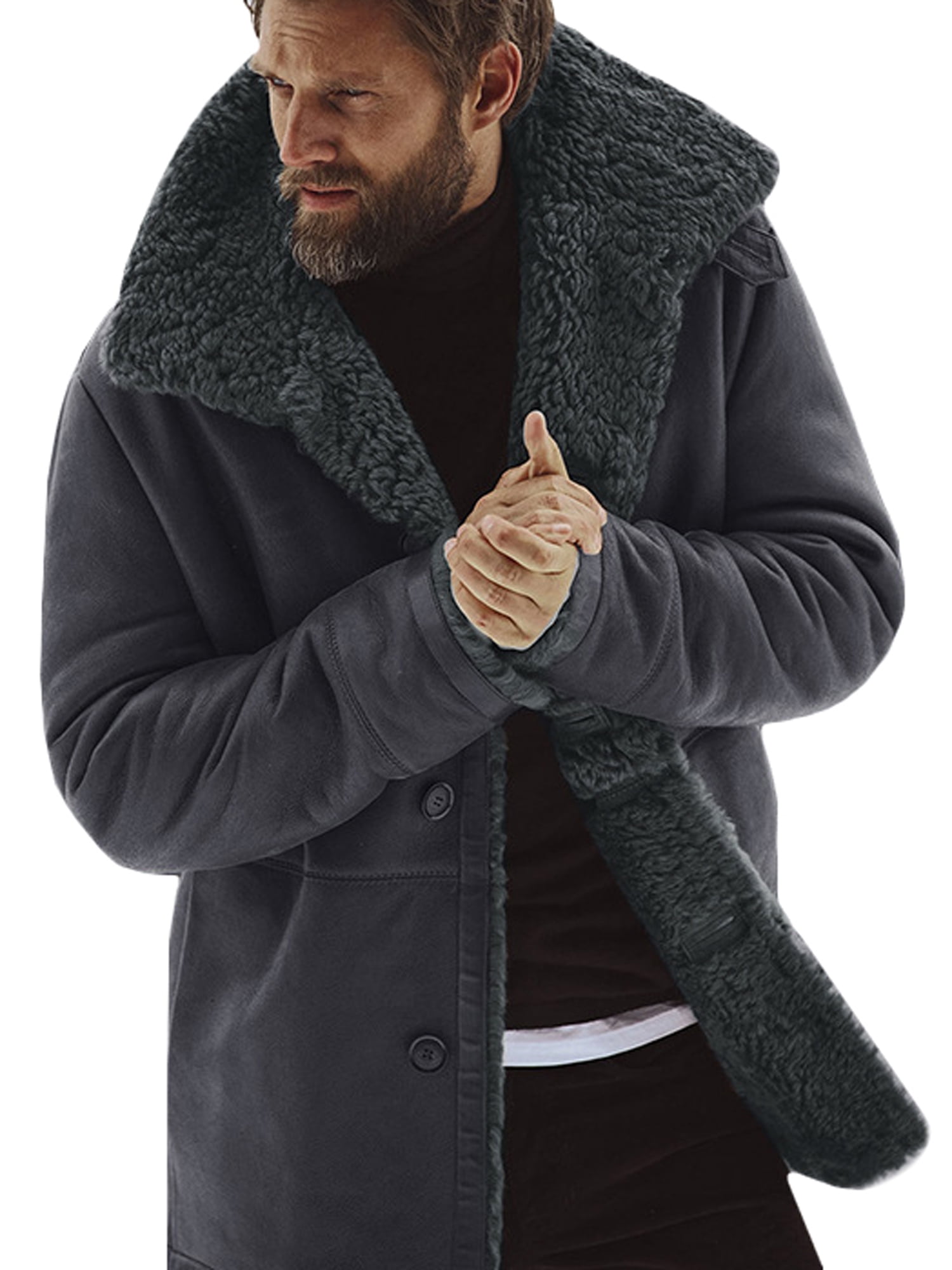 heymoney Men’s Lightweight Winter Hooded Down Jacket Packable Puffer Coat