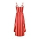 thumbnail image 2 of Vestido a rayas con estampado irregular sin mangas con cuello en V a la moda de verano para mujer Fridja  hj3640, 2 of 6