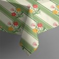 thumbnail image 4 of Pioneer Flower Floral Print Pattern Rectangle Tablecloth 60"x120", Waterproof Polyester Table Cloth, Wipeable Spillproof for Dining Camping Indoor Outdoor, 4 of 6