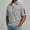Gray, variant on Men's Short Sleeve Polo Shirts Textured Quarter Zip Up Pullover Slim Fit Casual Stylish Golf Shirt for Men Lightweight Tops with Zipper Pocket Size 3XL Black