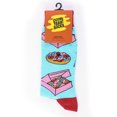 thumbnail image 3 of Oooh Yeah Men's Funny Crew Socks, Crazy Cool Dress Socks, Donut Box, One Size, 3 of 4