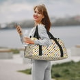 thumbnail image 6 of Rateoe Colorful Checkered 1 Pattern Gym Bag for Women, Duffle Bag for Travel with Wet Pocket, Carry on Weekender Bags for Women, Water Resistant Travel Bag Duffel Bag, 6 of 7
