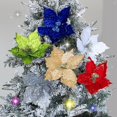 thumbnail image 4 of Adorno con purpurina, simulación de árbol de Navidad, flor Regalos de boda Inicio, 4 of 5