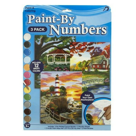 Paint by Numbers Landscapes, 1 Each