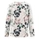 thumbnail image 5 of Ichuanyi Liquidación de mujeres Summer de verano BLOUNA LAVE LAVELA Camiseta de encaje de encaje de impresión redonda de cuello redondo Camiseta ICHUANYI WER2023082207516, 5 of 5