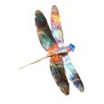 thumbnail image 2 of Colorful Hanging Butterfly Decor Metal Dragonfly Garden Ornament, 2 of 9