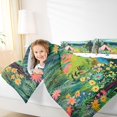 thumbnail image 3 of Erosebridal Teens Colorful Flowers Adventure Theme Full Size Comforter Sets 3 Pieces,Spring Camping Bedding Sets for Boys Girls,Luxury Bedroom Decor, 3 of 6