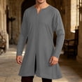 thumbnail image 6 of Qiyinn Men's Long Sleeve Button Down Shirt | Casual Fashion Collared Shirt for Daily Wear, Party, Costume, 6 of 7