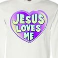 thumbnail image 4 of Inktastic Jesus Loves Me Long Sleeve T-Shirt, 4 of 5