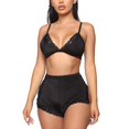 thumbnail image 3 of Tbopshirt Pajamas for Women,New Women Lace Bra Shorts Lingerie Set Lingerie Sleepwear Pajamas Underwear,Womens Pajama Sets, 3 of 7