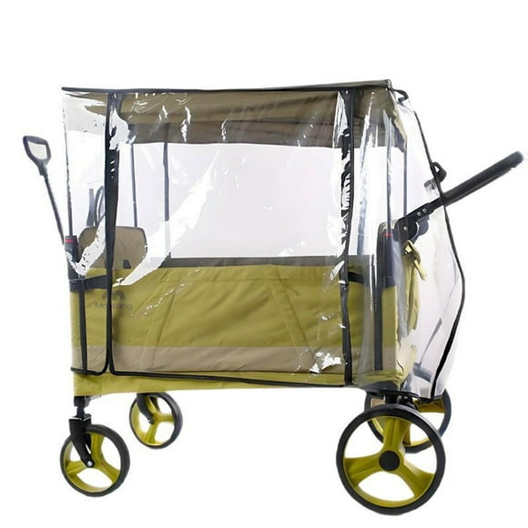 Naiovety Funda cortavientos plegable con cremallera para carrito de mano o cochecito (tamaño 935273cm) Paraguas de lluvia