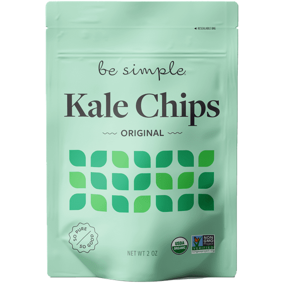 (Pack of 6) Be Simple Kale Chips Original 2 Oz