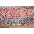 thumbnail image 5 of Anji Mountain 6' Round Lenjan Distressed Rug, 5 of 7