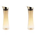 thumbnail image 4 of Maytalsory Refreshing Water Juice Milk Drinks Glass Pitcher Jug Cool and Crisp Beverage Golden 1L 2Set, 4 of 6