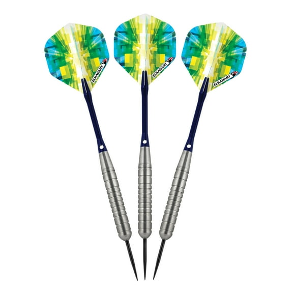 Elkadart Prism Ringed Silver Steel Tip Darts 23 Grams