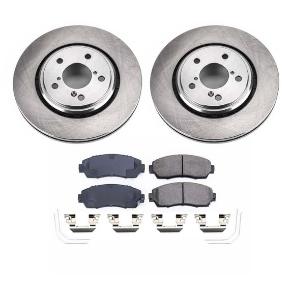 Ultimate Brakes Front Ceramic Brake Pad and Rotor Kit with Hardware WM80316
