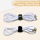 thumbnail image 4 of Paquete de 120 Bridas para Cables de Nailon Reutilizables, [200MM x 12MM] Bridas para Cables de Gancho y Bucle Ajustables, Gestión de Cables para Oficina, Hogar, Jardín y Más, 4 of 5