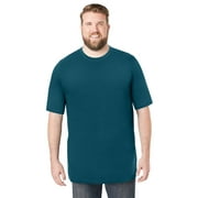 Boulder Creek By Kingsize Men's Big & Tall Heavyweight Jersey Crewneck T-Shirt